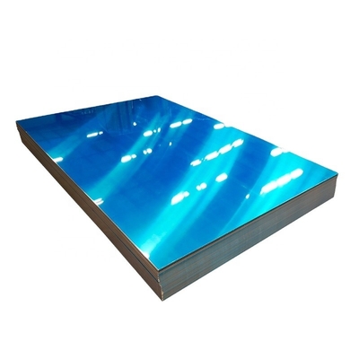 Le plat en aluminium de la feuille 6061 a à plat enduit la largeur extérieure de la finition 10mm de moulin