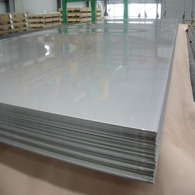 Le type 304 feuille d'acier inoxydable plaquent 0.8mm le PVC qu'épais a couvert la taille du BA 2B 4x8 de miroir