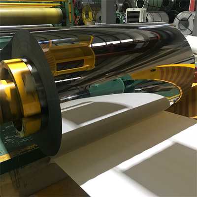 La bobine d'acier inoxydable de miroir d'ASTM AISI a poli les solides solubles laminés à froid de finition couvrent la bobine