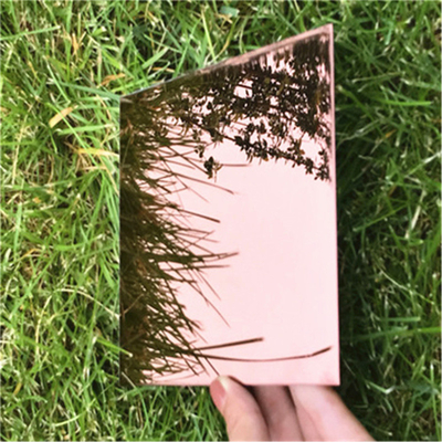 La bobine d'acier inoxydable de Pvd a enduit Rose Golden Mirror Pvdf Pe titanique en bronze